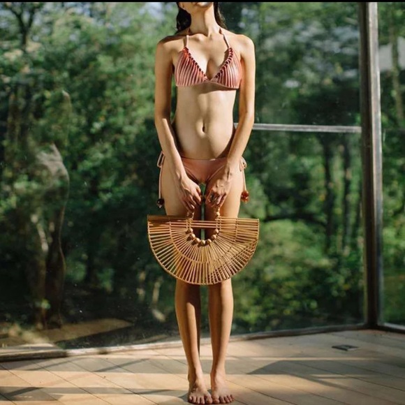 Large bamboo arc bag - Picture 2 of 2